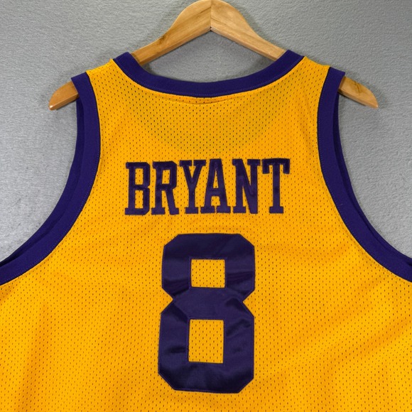 Vintage Nike Los Angeles Lakers Kobe Bryant #8 Jersey Men's XL Extra Length - Picture 8 of 13